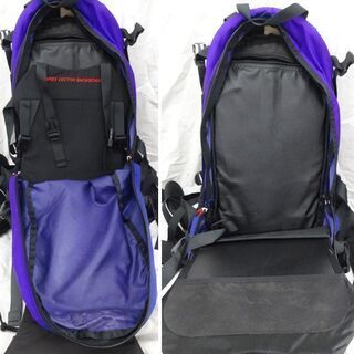 旧ロゴ タグ オスプレー ゼファー バックパック М 紫×黒　VECTOR ONE・腰ベルト付き　リュック アウトドア 登山 スノボ OSPREY ZEPHYR   ☆ PayPay(ペイペイ)決済可能 ☆ 札幌市 豊平区 平岸 アウトレットモノハウス