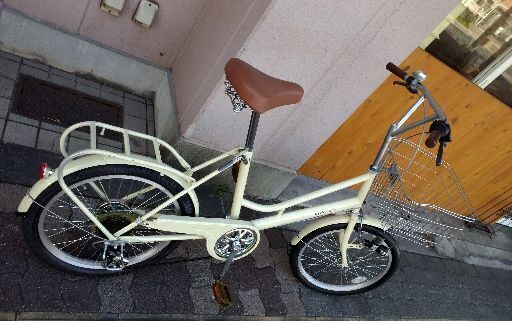 Kon's Labo[Kyoto Japan]20吋 コンパクト自転車 外装6段/クリーム