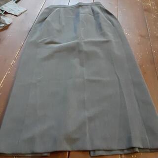 【ネット決済】スーツ　グレー　ロングスカート