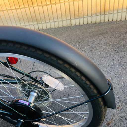 折り畳み自転車ジオクロス20型と盗難防止チェーン