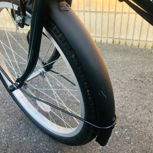 折り畳み自転車ジオクロス20型と盗難防止チェーン