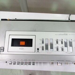 FM/AMステレオラジオカセット☆ジャンク品 当時物 ソニー  CFS-600 スピーカー付き 札幌市東区 新道東店