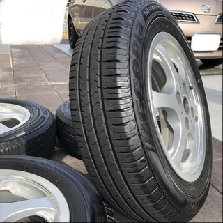 【14インチ】ブリヂストン　ノーマルタイヤ　ホイール付