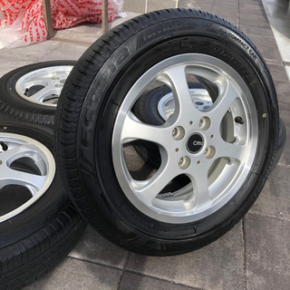 【14インチ】ブリヂストン　ノーマルタイヤ　ホイール付
