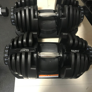 ダンベルとベンチです