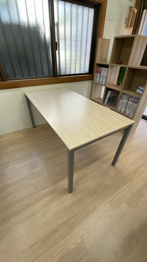 ミーティングテーブル 幅1800×奥行900×高さ700mm ナチュラル