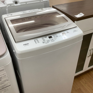 安心の1年間返金保証！AQUAの全自動洗濯機です！