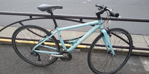 ★リユース/リサイクル車・ルイガノTRライト・クロスバイク・420サイズ・3x10段ギヤ・水色