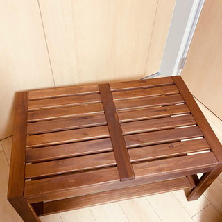 【ネット決済】IKEA ウッドテーブル ※昨年8月購入(ほぼ新品...