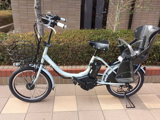 バッテリーほぼ新品！ブリヂストン　ビッケ　bikke　2016　8.7Ah 電動自転車　子供乗せ　20インチ 12⑤