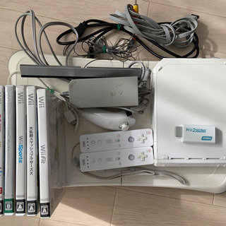 Wii、WiiFit、HDMI変換器、ソフト6本