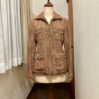 春秋物の織物のジャケット