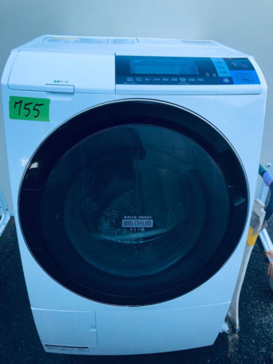 ‼️ドラム式入荷‼️ ✨乾燥機能付き✨‼️大容量‼️755番 HITACHI✨日立電気洗濯乾燥機✨BD-S8600L‼️