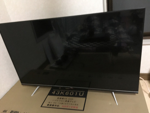43型テレビ　2020年購入