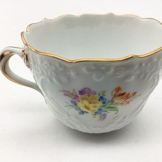 マイセン　デミタスカップ＆ソーサ　フラワー