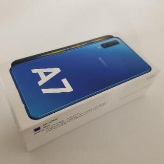 【美品❗Galaxy　A7】SIMフリー　ブルー　画面カバー、ソ...