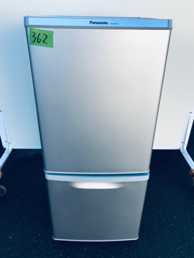 ②362番 Panasonic✨ノンフロン冷凍冷蔵庫✨NR-B145W-S‼️