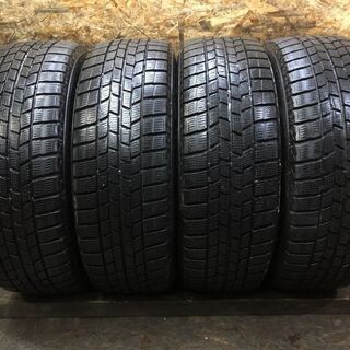 GOODYEAR ICENAVI 6 215/60R17 17インチ スタッドレス 4本 2017年製 アルファード ジープ パトリオット コンパス等　(VTM381) クレジットカード QR決済可能