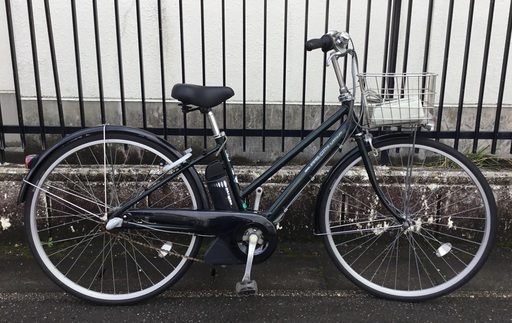 ＜動作＞ヤマハ・電動アシスト自転車 PASシティ・27インチ