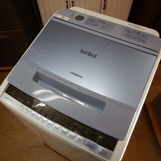 【販売終了しました。ありがとうございます。】HITACHI　7.0㎏　インバーター　全自動洗濯機　BW-V70Ｃ　2018年製　中古美品