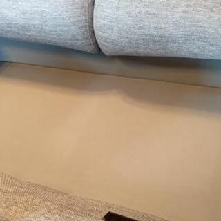 ニトリ2人用布製ソファ