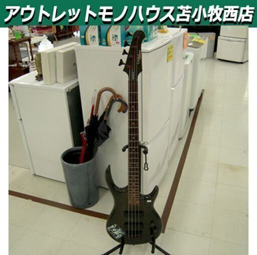 エピフォン エレキベース ENMBASSY StandardⅣ ストラトタイプ シースルー ダークグリーン系 苫小牧西店
