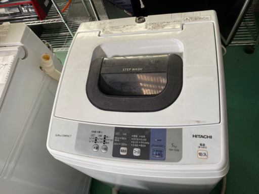 HITACHI 洗濯機 5キロ　2017年式