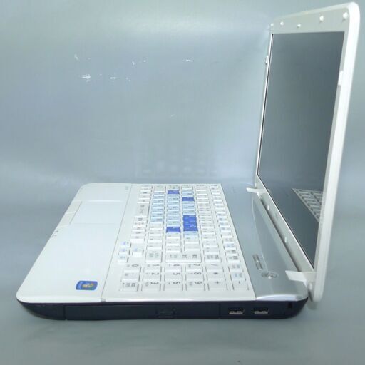 送料無料 新品SSD240GB ホワイト ノートパソコン 中古良品 15.6型 NEC LS200FS 第2世代Core i5 4GB DVDマルチ 無線 Windows10 LibreOffice
