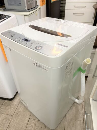 2019年製★SHARP 全自動洗濯機 4.5kg ステンレス槽 ES-GE4C-T シャープ★買取帝国 志木店