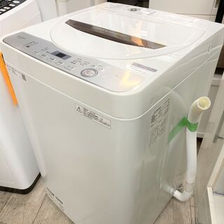 2019年製SHARP 4.5kg 時短＆おしゃれ着＆ガンコ汚れコース搭載!!洗濯機 