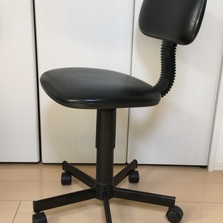 【無料】学習机用椅子　黒