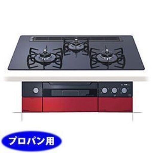 パロマ ガスビルトインコンロ creaシリーズ(プロパン用)