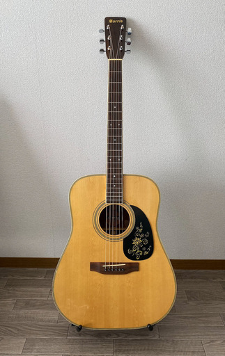 【購入者決定】【磨き・整備・調整済み】☆Morrisギター☆ナチュラルカラー☆アコースティック