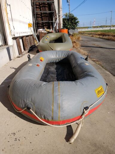 格安中古ゴムボートA。 4人用 APORO製 約w264d134cm