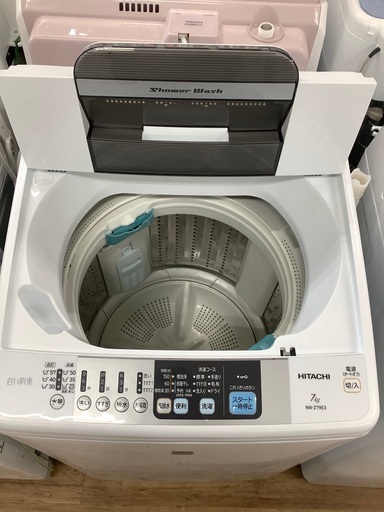 安心の6ヵ月間の保証！HITACHI(ヒタチ）全自動洗濯機です！