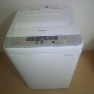 【ネット決済・配送可】パナソニック洗濯機5k