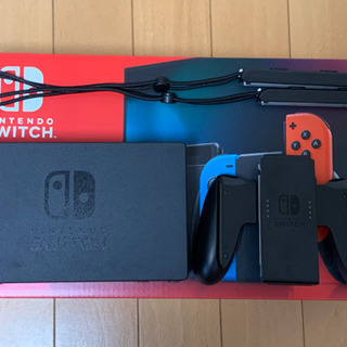 【中古】新型任天堂Switch ネオンブルー•ネオンレッド