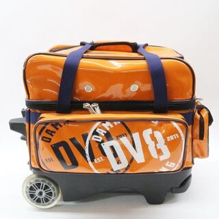    DV8 ダブルローラー ボウリングバッグ オレンジ 2ボー...