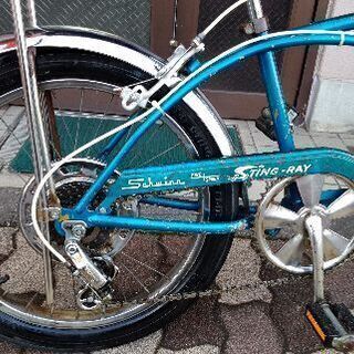 ビンテージ]Schwinn(シュイン)20吋 スティングレイ 外装5段/ブルー