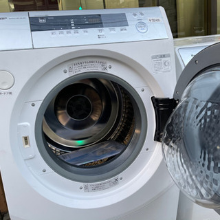 【ネット決済・配送可】ドラム式洗濯乾燥機　ES-ZH1 2017