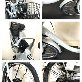 関東全域送料無料　保証付き　ブリヂストン ビッケモブdd 3人乗り 新型　デジタル　電動自転車