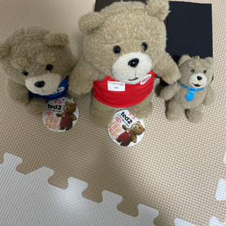 【ネット決済】Ted ぬいぐるみ　タグ付け2個、キーホルダー1個