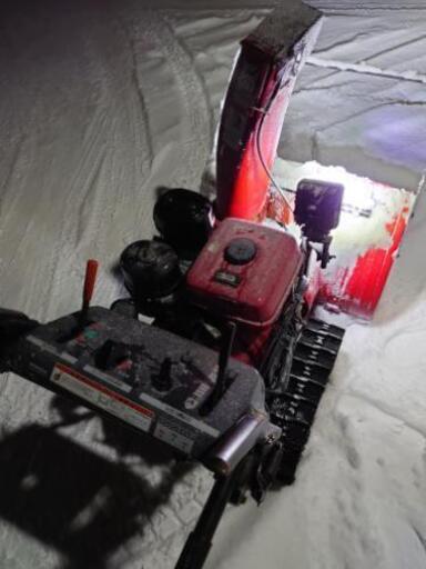 除雪機 HS870 電動ｽｲﾝｸﾞ ｻｲﾄﾞｶｯﾀｰ LED作業灯