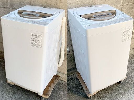 美品】TOSHIBA/東芝 洗濯機 洗濯容量:6.0kg AW-6G5 2017年製を、直接引き取りに来て頂ける方に、8,000円でお譲りいたします。