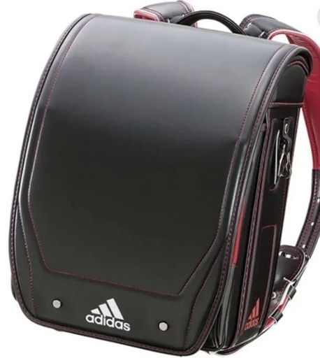 アディダスランドセルA4フラット新品ブラック×レッド日本製6年保証2021年2月購入品で完売モデル