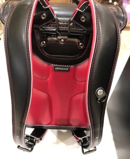 アディダスランドセルA4フラット新品ブラック×レッド日本製6年保証2021 