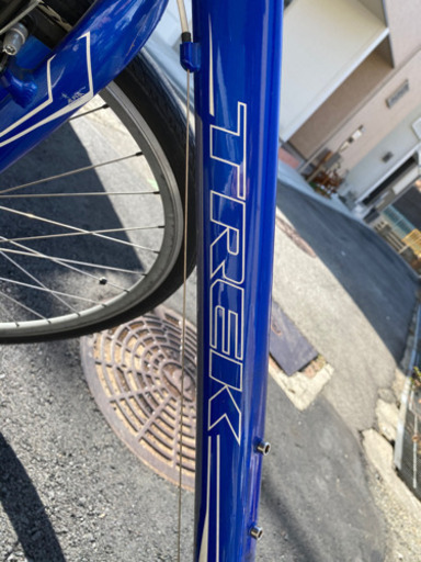 TREK  ロードバイク　アルミニウムフレーム　青色