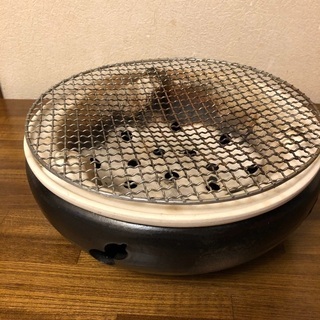 卓上　炭火焼き　土鍋