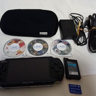 【取引中】PSP3000(黒)、ソフト3本