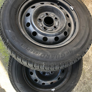 【19年式　バリ溝】185/70R14 ヨコハマ スタッドレスタイヤ（タイヤのみ）2本